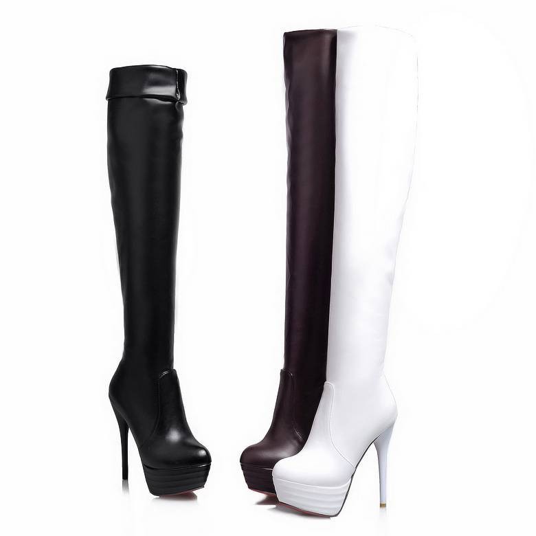 Sale Fashion Women - SIMLOVEYO Knee boots Platform High heels