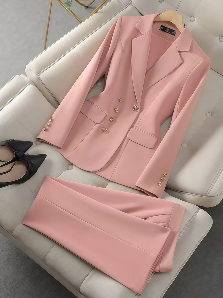 Women'S Fashion Business Casual - 2Pcs Women's Temperament Set Long Sleeved