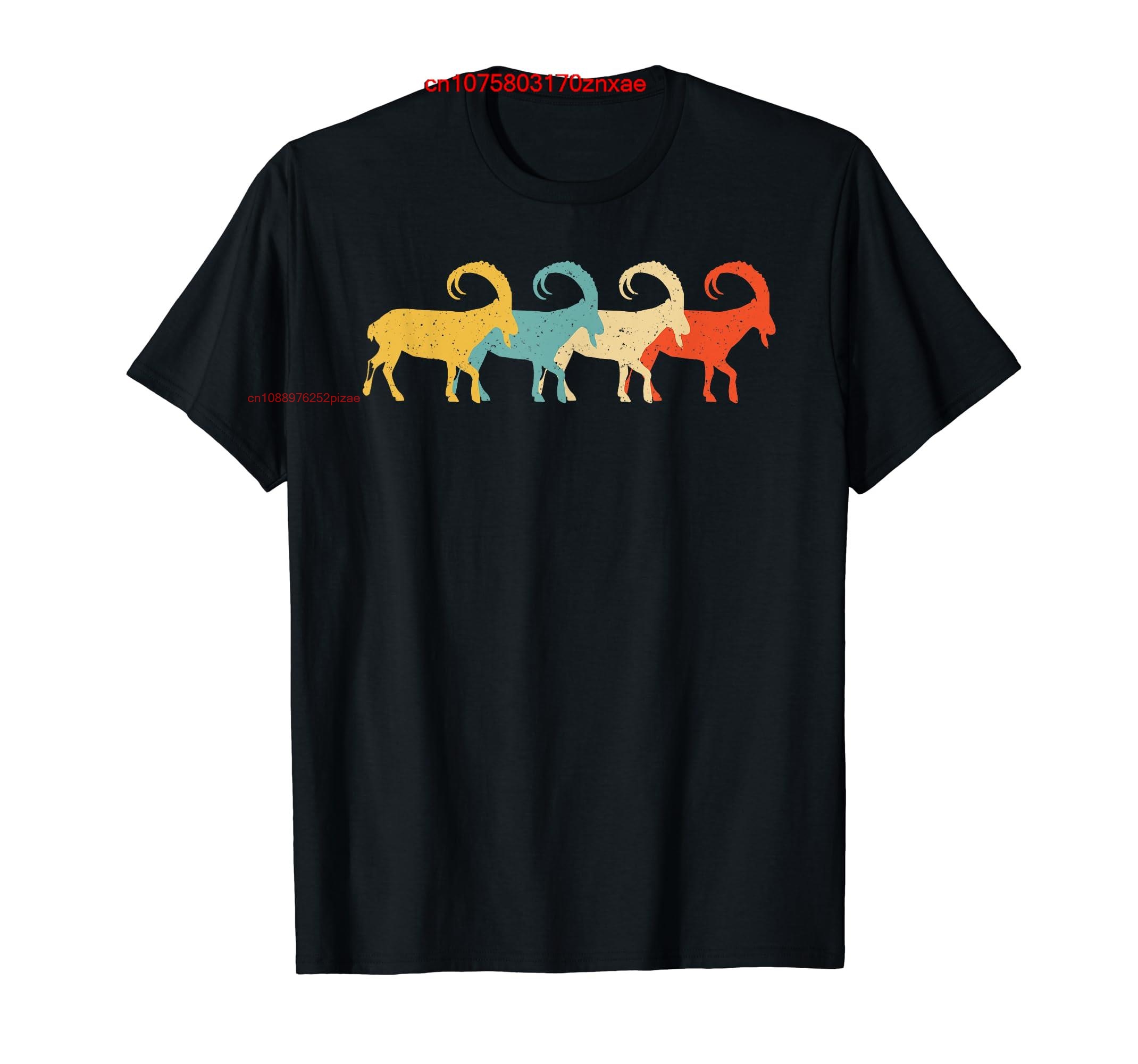 Women'S Fashion In The 70S - 100% Cotton Markhor Vintage Retro Goat