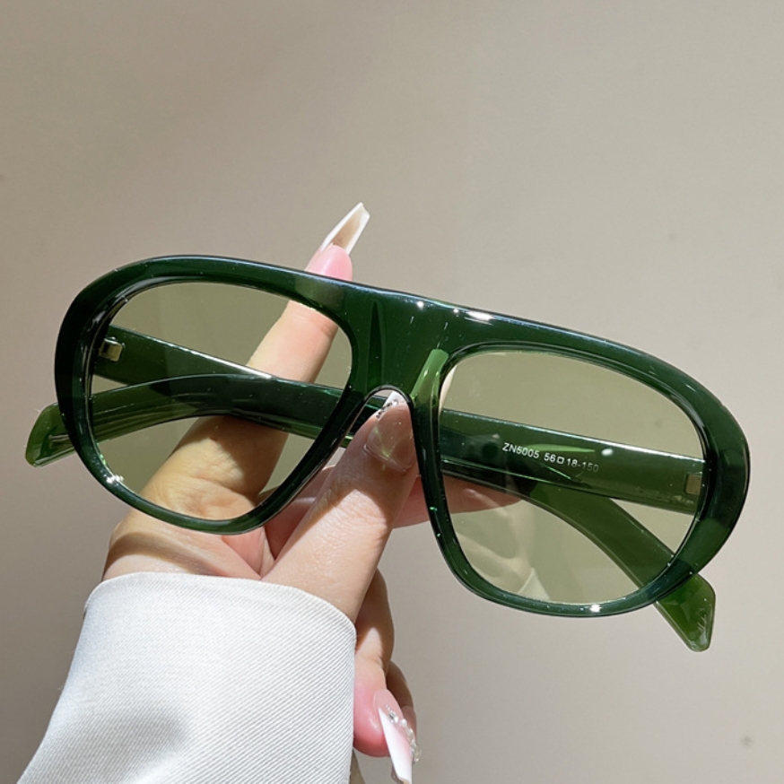 Women'S Fashion Eyeglasses - New Oversized Pilot Sunglasses Women Men