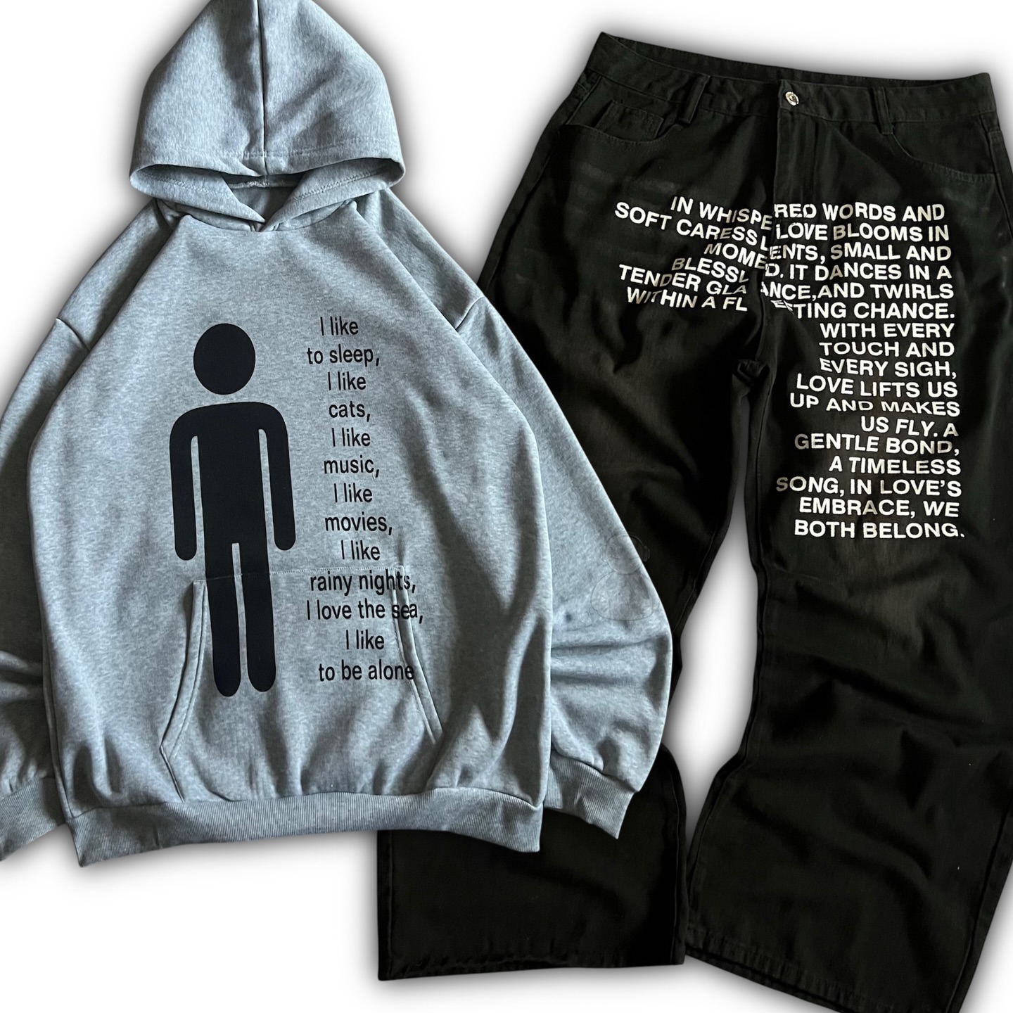 American Pattern Letter Jeans  - Women'S Fashion Hoodies review and price
