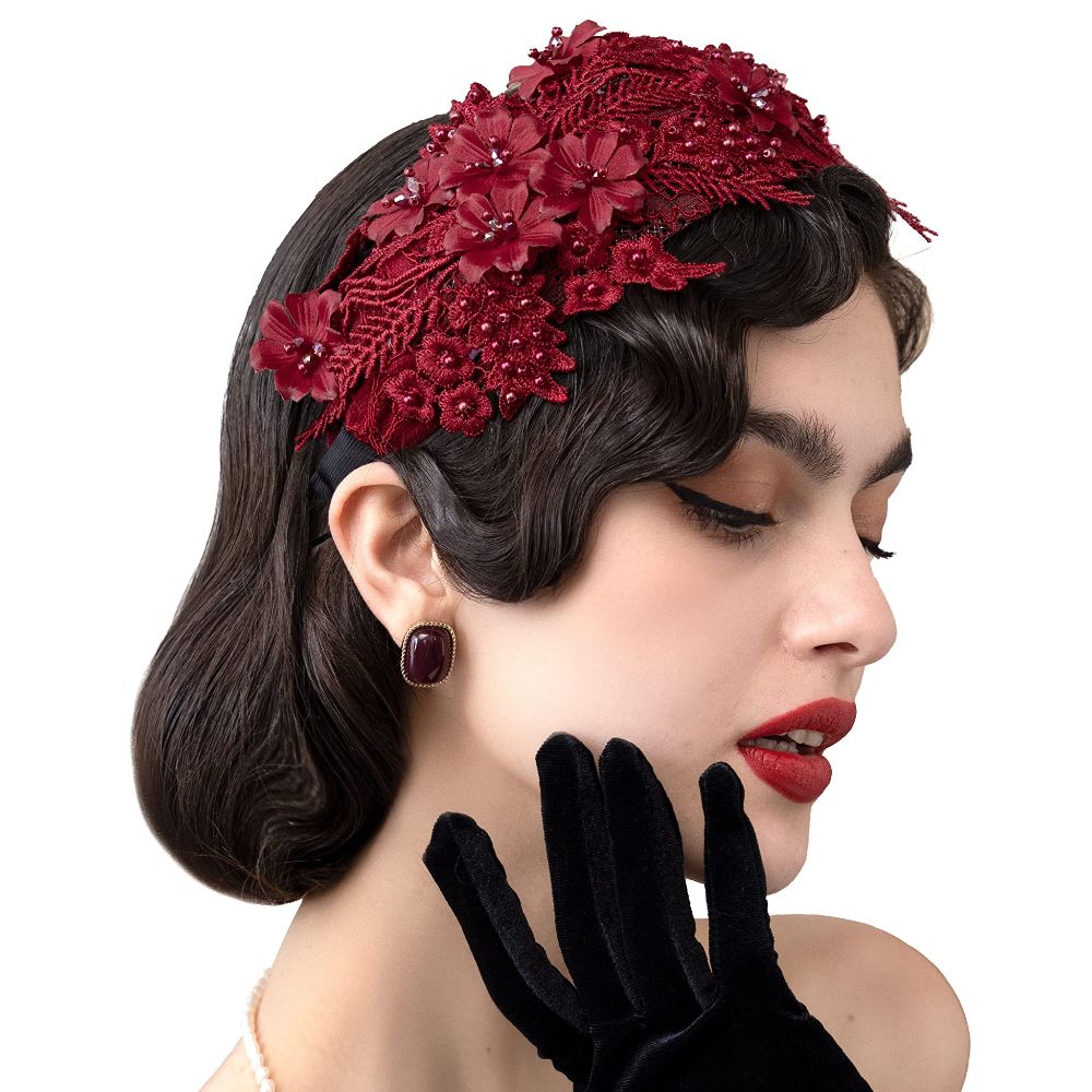 New Lace Fascinators Headband  - Women'S Fashion In The 50S review and price