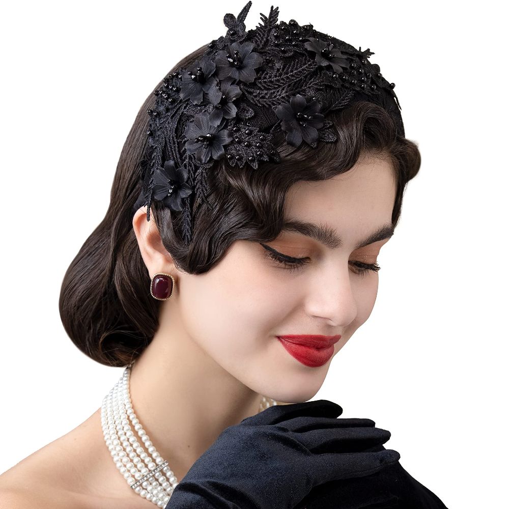 New Lace Fascinators Headband  - Women'S Fashion In The 50S review and price