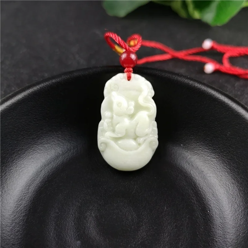 Chinese Zodiac Carved Jade Pen - Women'S Fashion Jewellery review and price