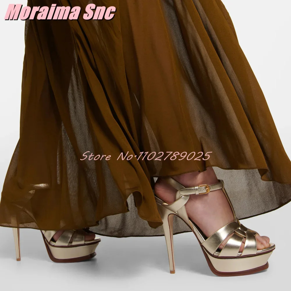 Platform Waeve T-strap Square  - Spaghetti Strap Dress review and price