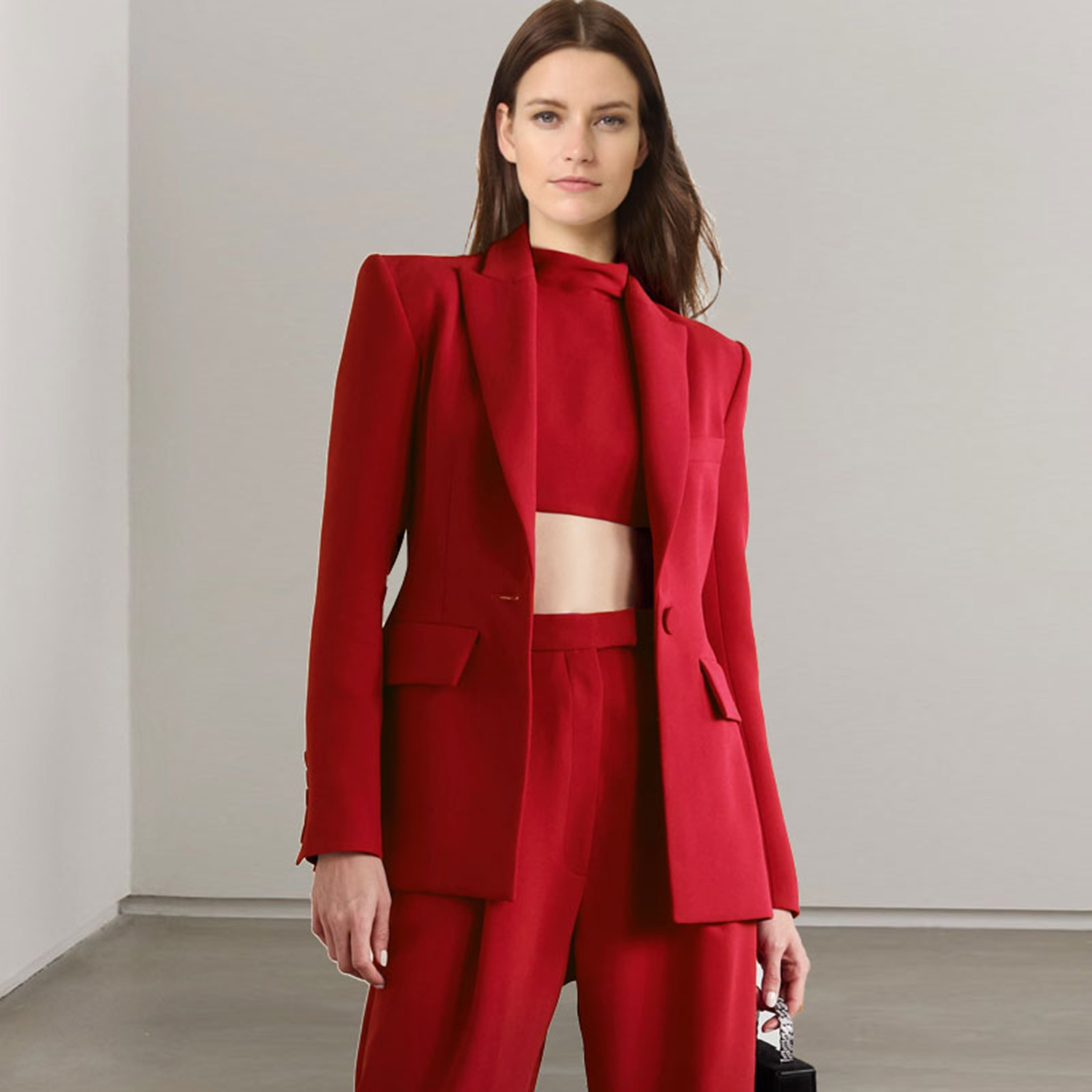 Allingentle Red Lapel Women's  - Women'S Fashion Business Casual review and price