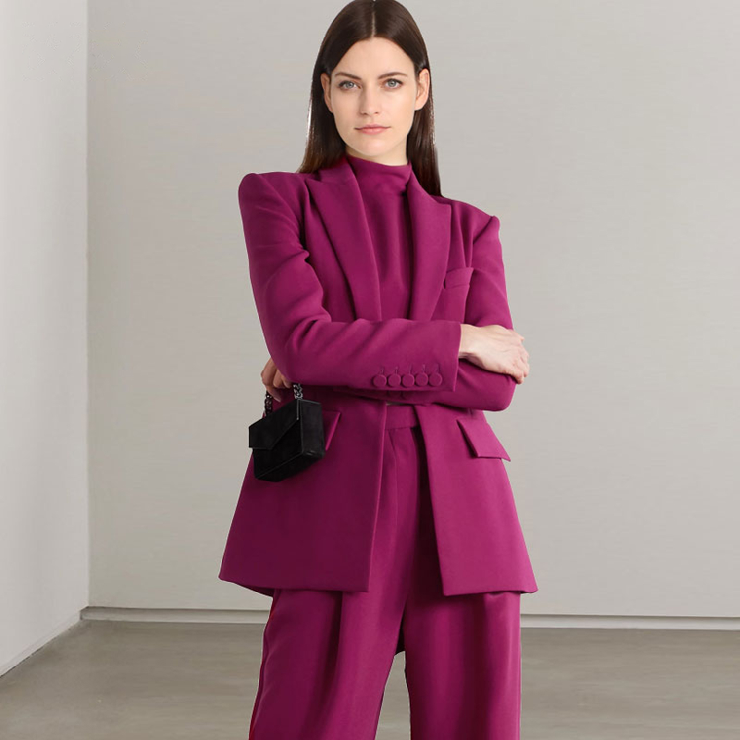 Allingentle Red Lapel Women's  - Women'S Fashion Business Casual review and price