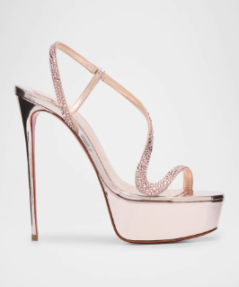 Metallic Leather Platform Stil - Spaghetti Strap Dress review and price