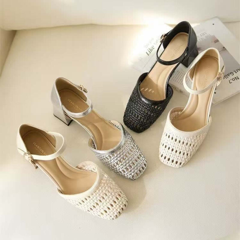 Fashion Woven Hollow Chunky Ro - Women'S Fashion Brands review and price