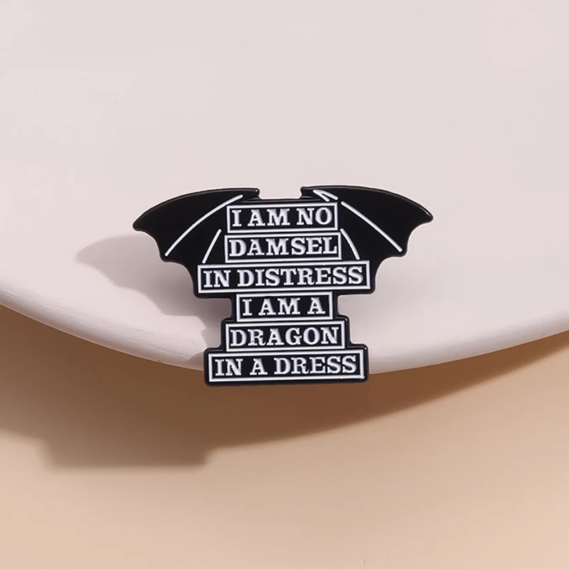 Girl Power Enamel Brooches Fem - Women Fashion History review and price