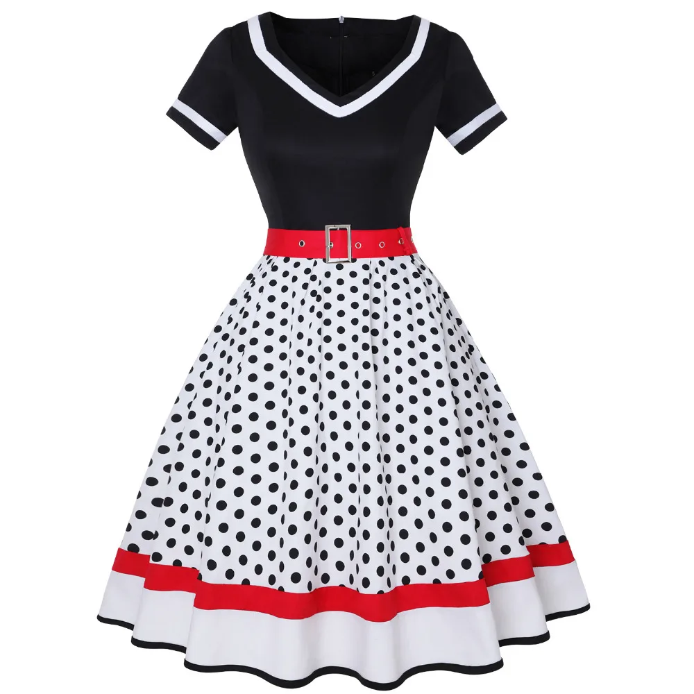 Vintage V-Neck Short Sleeve Sw - Women'S Fashion In The 50S review and price