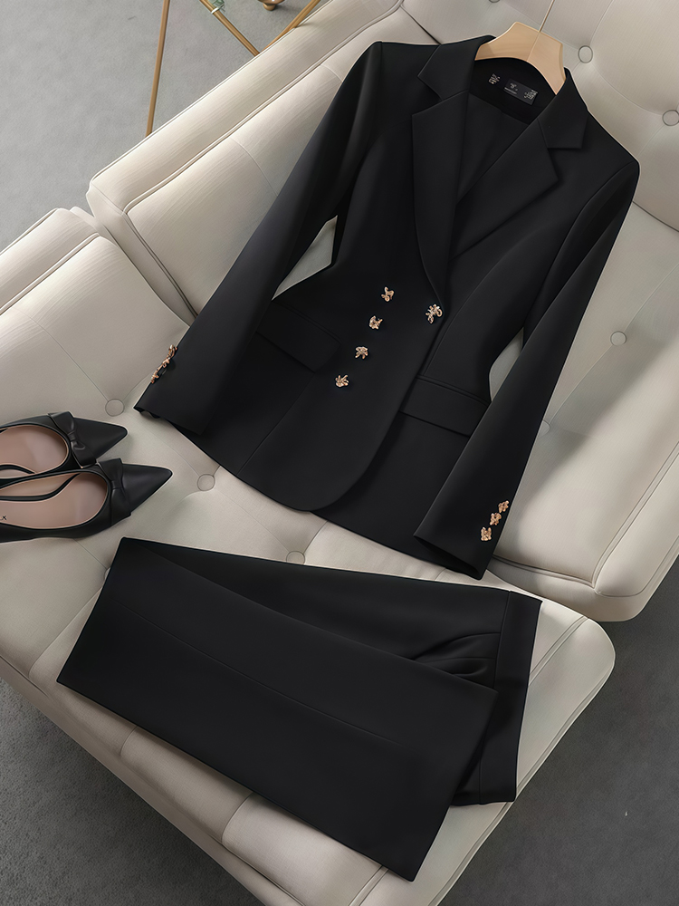 2Pcs Women's Temperament Set L - Women'S Fashion Business Casual review and price