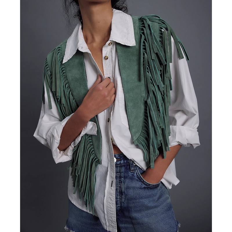 Women's Y2k Vintage Suede Vest - Women'S Fashion In The 70S review and price