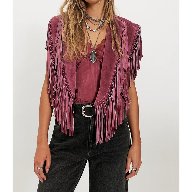 Women's Y2k Vintage Suede Vest - Women'S Fashion In The 70S review and price