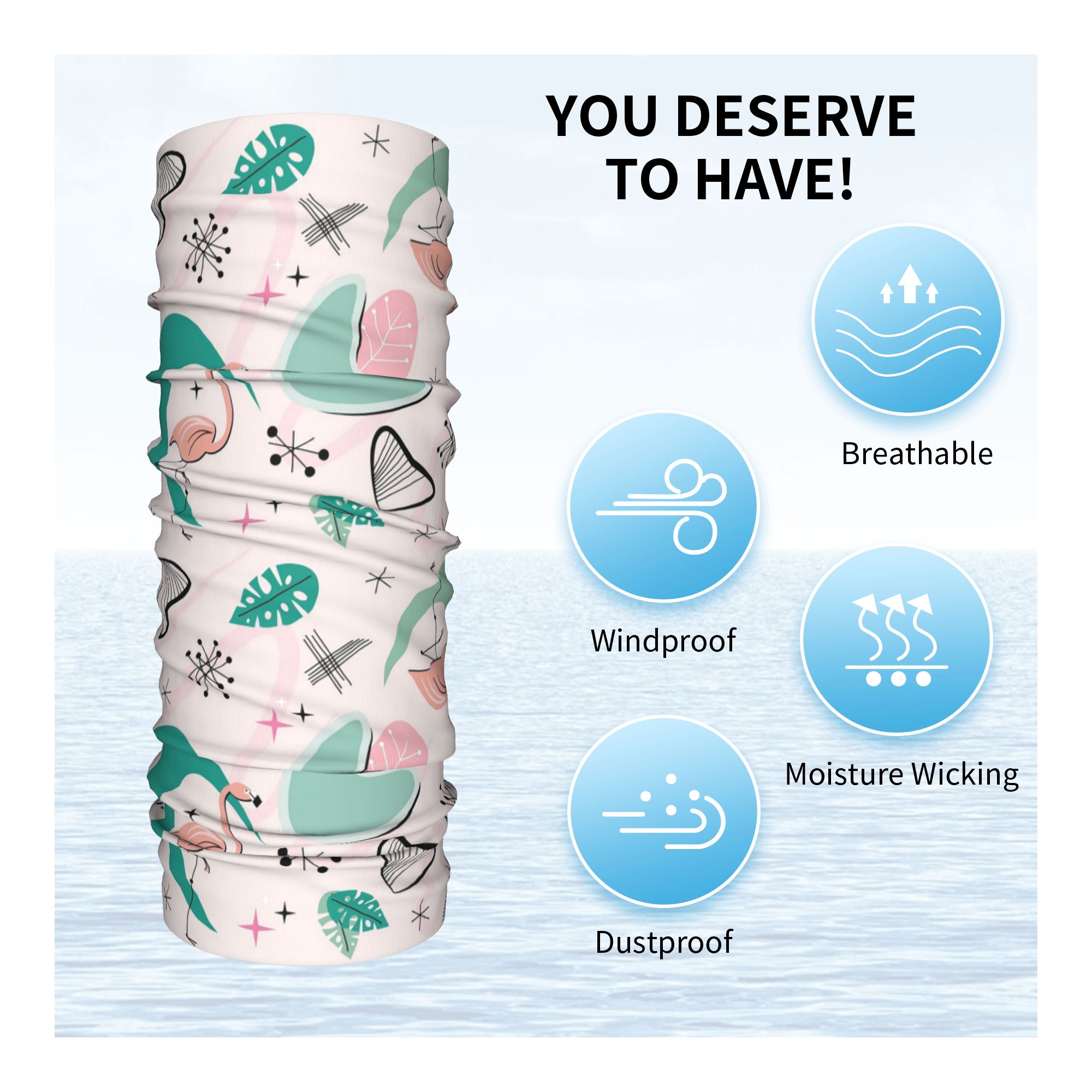 Atomic 50s Flamingo Bandana Ne - Women'S Fashion In The 50S review and price