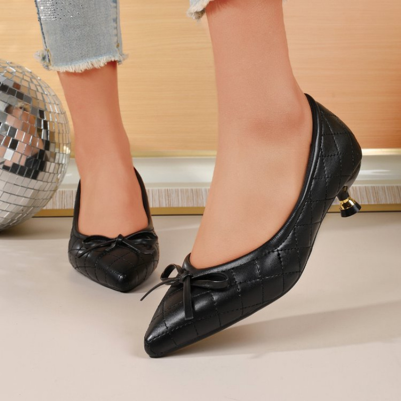 Vintage Women's Pointed Toe Bo - Women Fashion Heels review and price