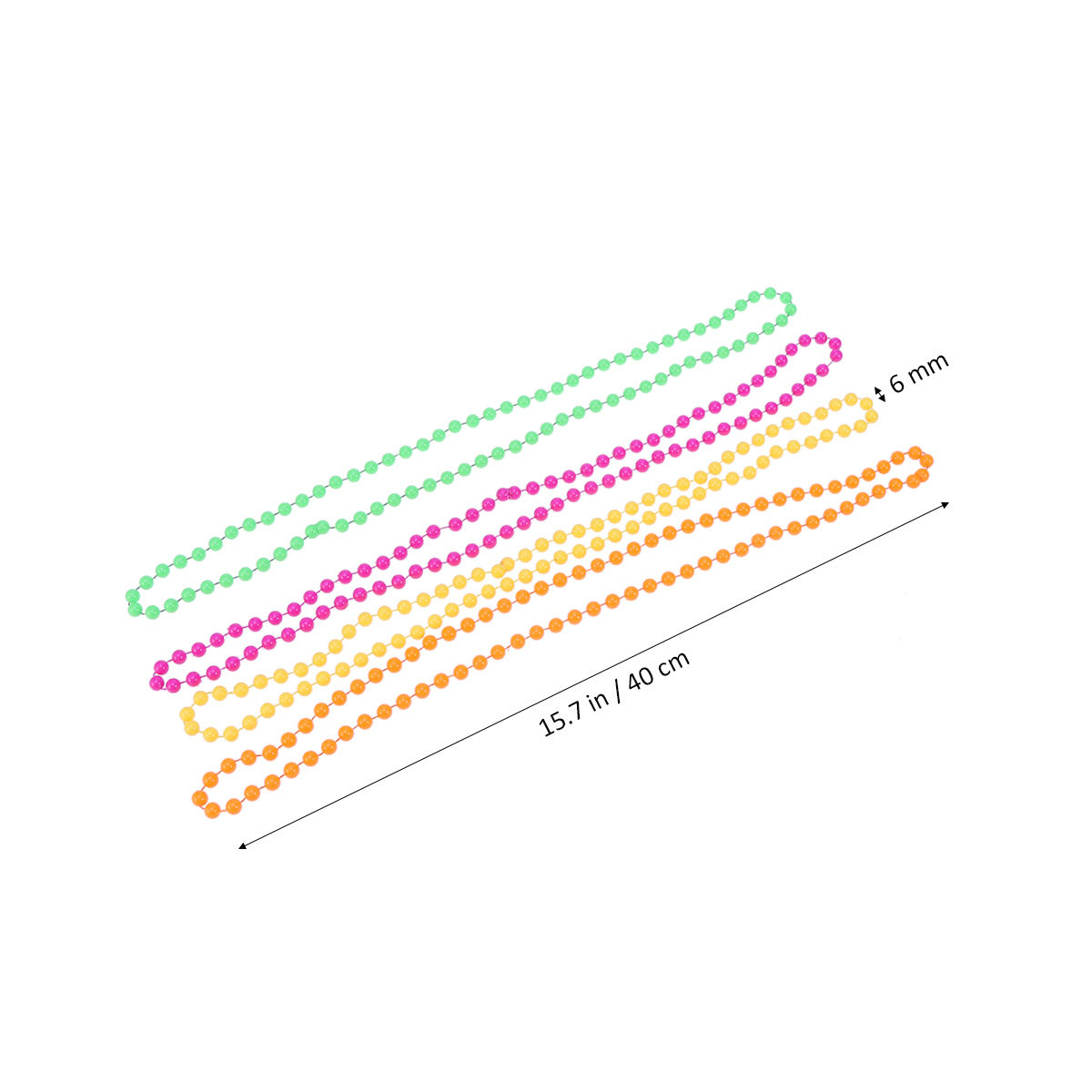 4Pcs Plastic Bead Necklace Wom - Women'S Fashion In The 70S review and price