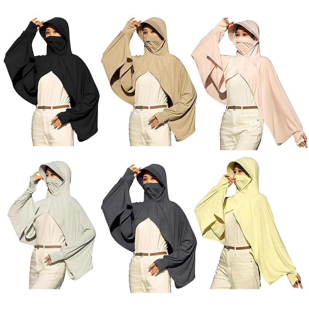 Fashion Ice Silk Sunscreen Sha - Women'S Fashion Hoodies review and price