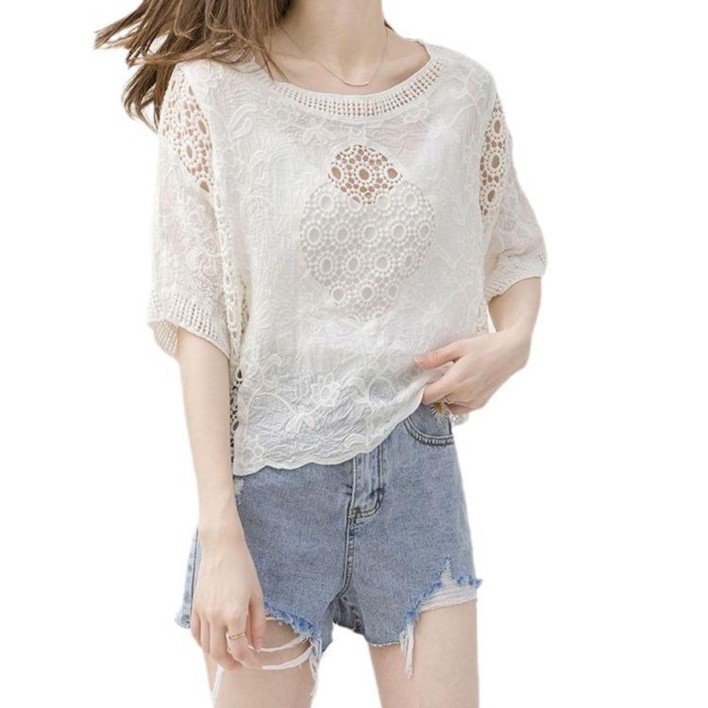 Floral Embroidery Crochet Cove - Women'S Fashion Hoodies review and price