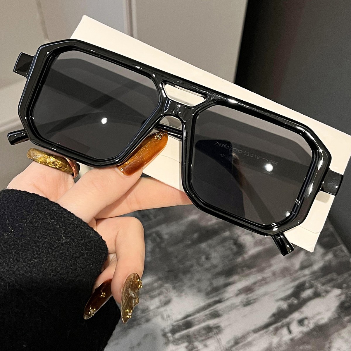 New Retro Square Double Beam S - Women'S Fashion Eyeglasses review and price