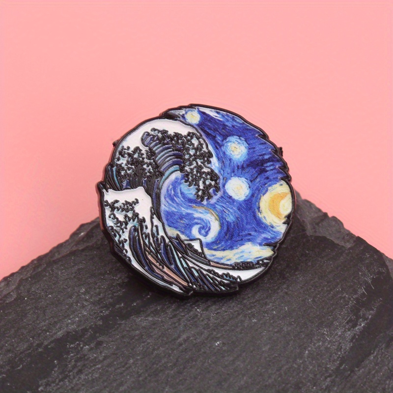 Wave & Vortex Fusion Pin - Hok - Women Fashion History review and price