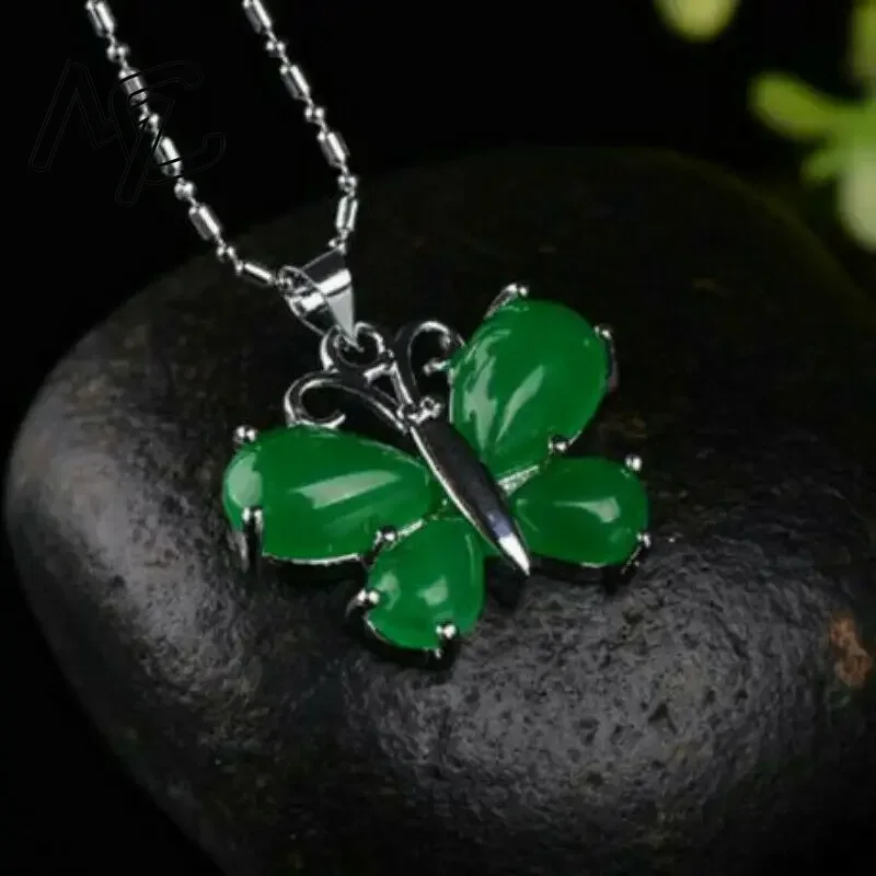 S925 Silver Green Jade Butterf - Women'S Fashion Jewellery review and price