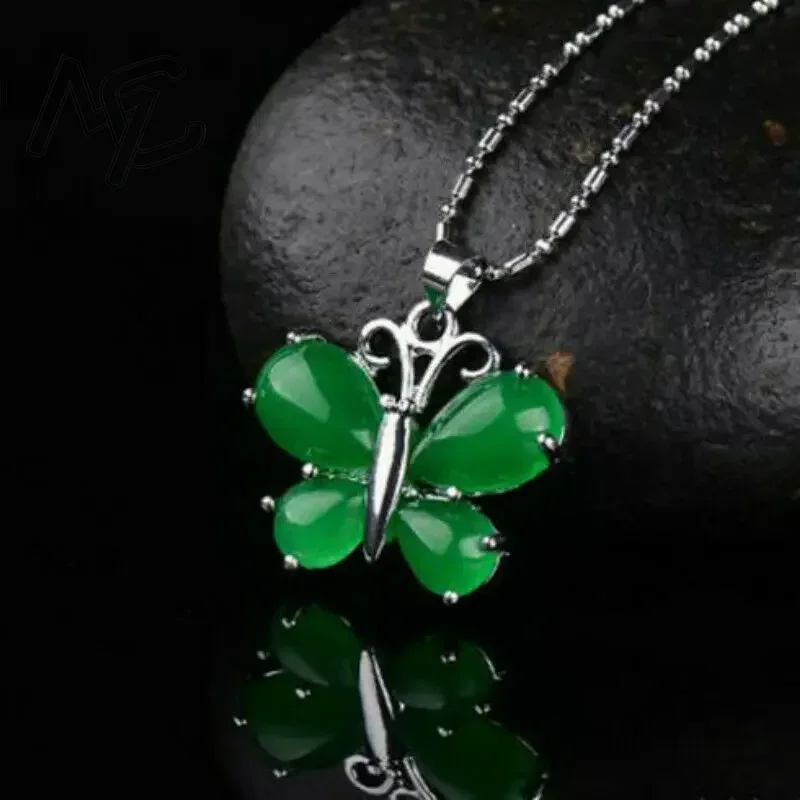 S925 Silver Green Jade Butterf - Women'S Fashion Jewellery review and price