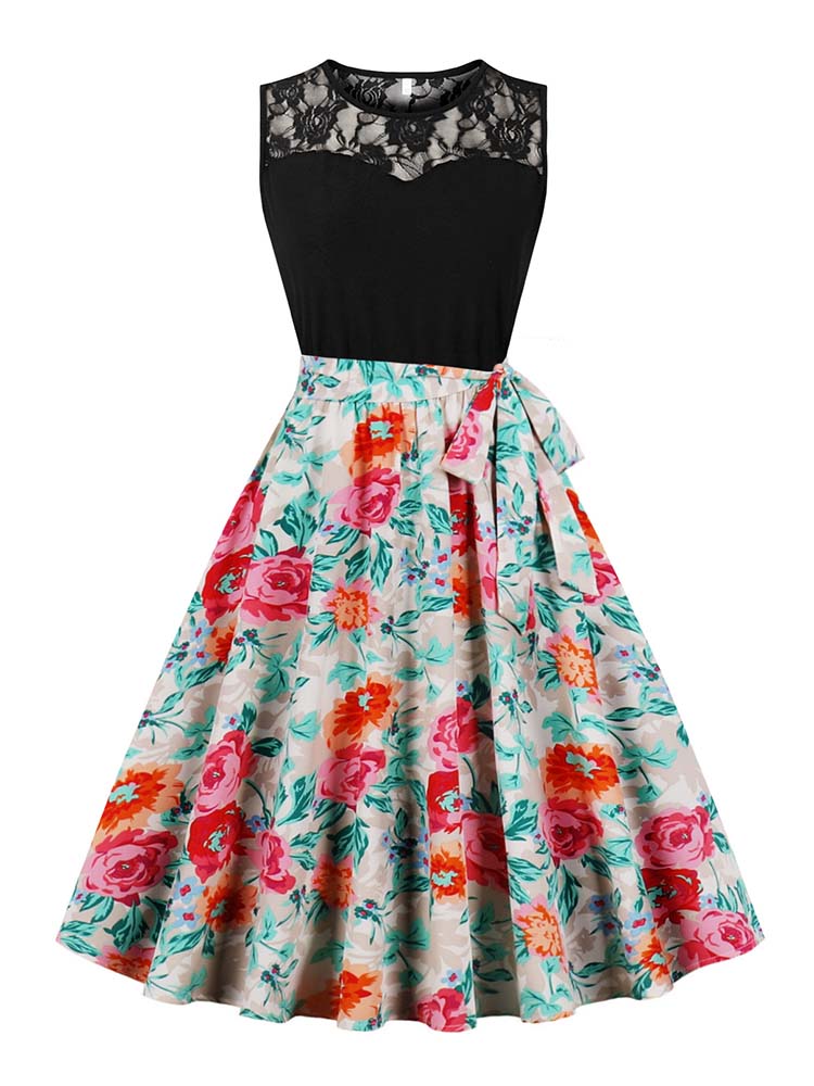 Elegant High Waist Sleeveless  - Women'S Fashion In The 50S review and price