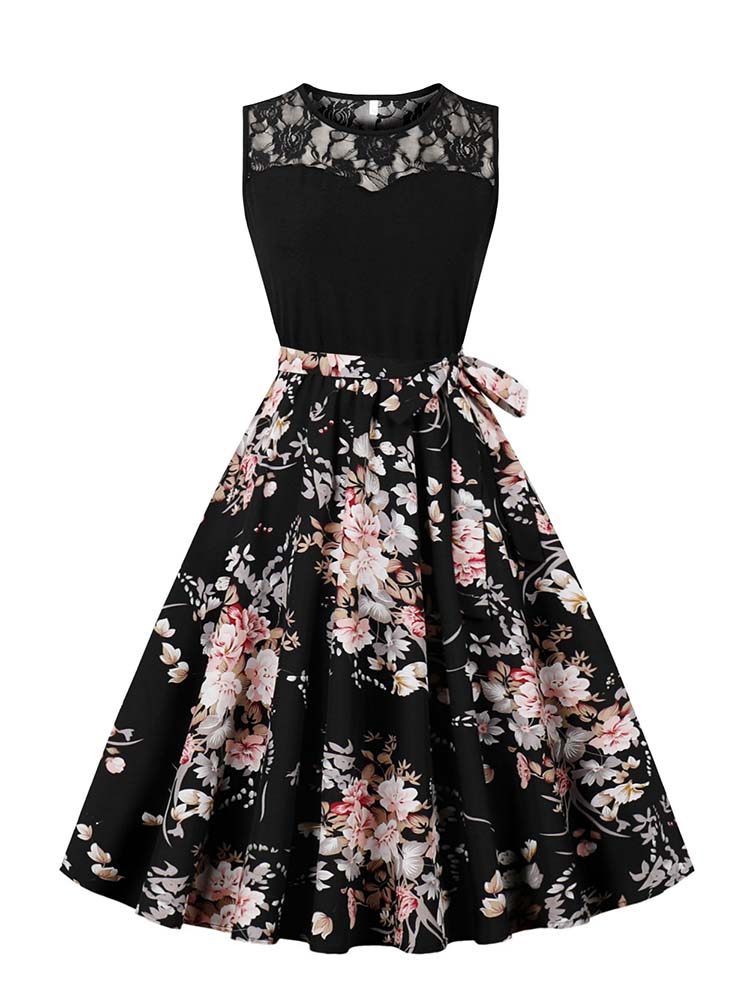 Elegant High Waist Sleeveless  - Women'S Fashion In The 50S review and price