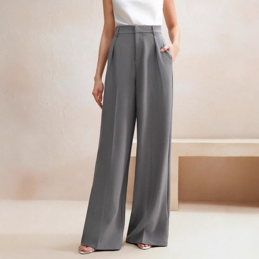 Casual Drapey Loose Wide Leg P - Women'S Fashion Business Casual review and price