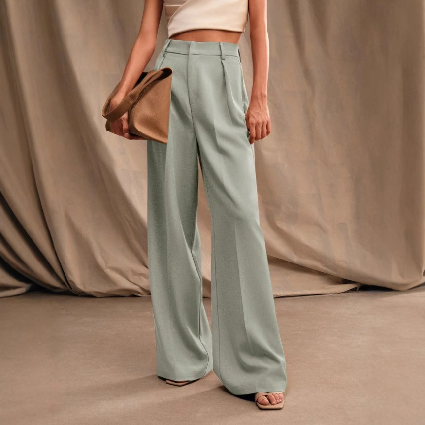 Casual Drapey Loose Wide Leg P - Women'S Fashion Business Casual review and price