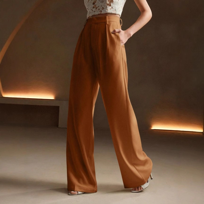 Casual Drapey Loose Wide Leg P - Women'S Fashion Business Casual review and price