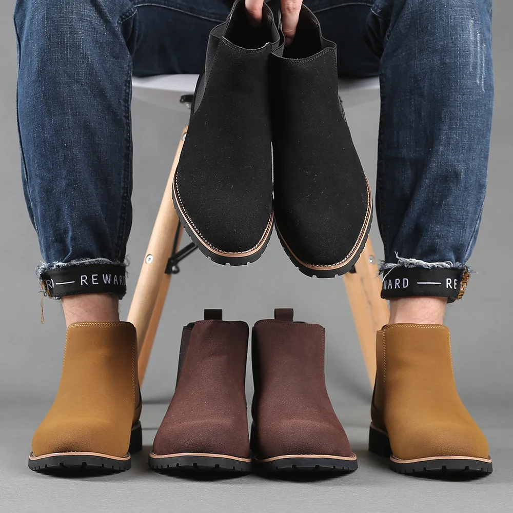 Men Ankle Boots British Style  - Women'S Fashion Business Casual review and price
