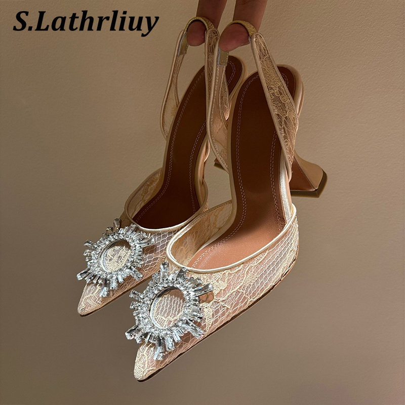 Sandals Rhinestone Flower Poin - Spaghetti Strap Dress review and price