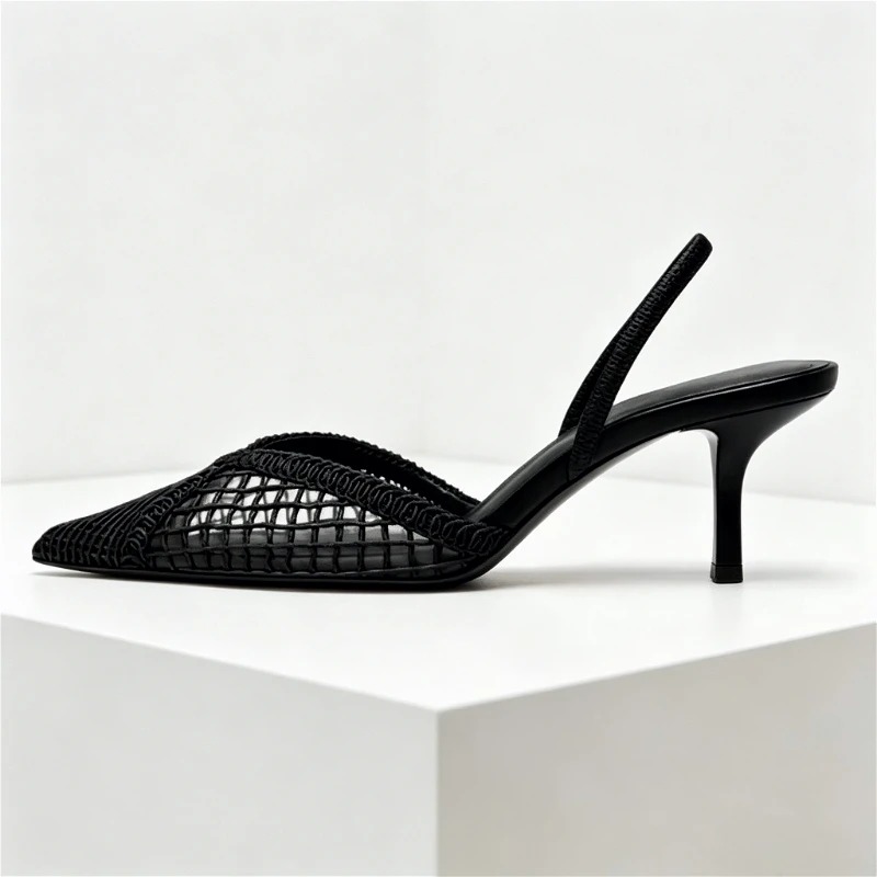 Mesh Woven Heeled Sandals Wome - Women'S Fashion Brands review and price