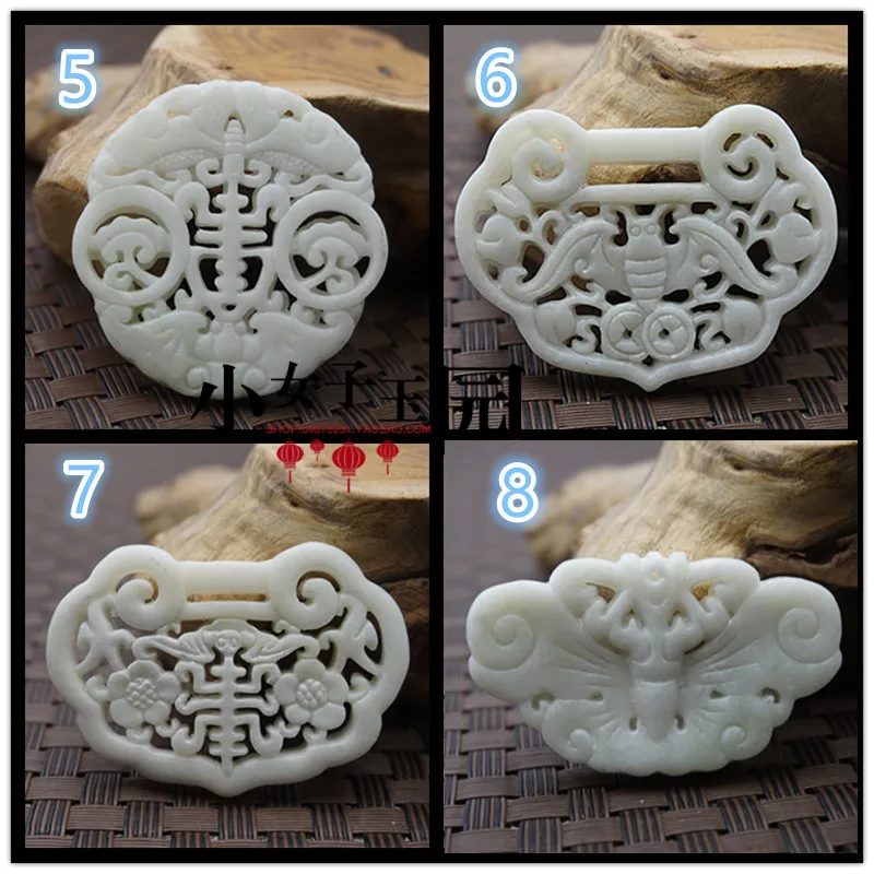 Natural White Jade Carved Luck - Women'S Fashion Jewellery review and price